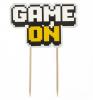 Game on cake topper