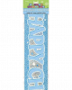 Blue Christening Banner