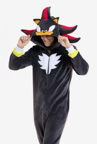 Shadow The Hedgehog Adult Onesie