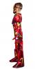 Side view of premium iron man costume