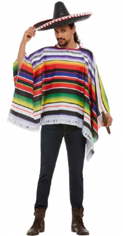 Multi Coloured Poncho