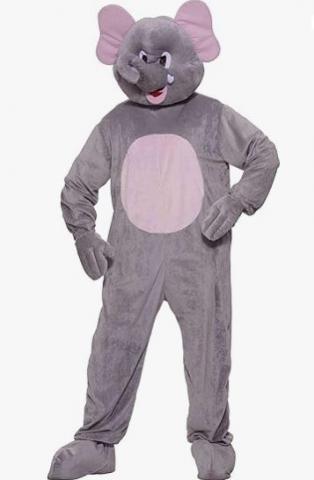 Ernie The Elephant Mascot Costume