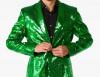 Sequin Green Blazer Jacket