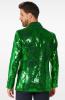 Back of Sequin Green Blazer