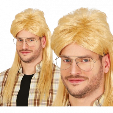 Blonde Mullet Wig