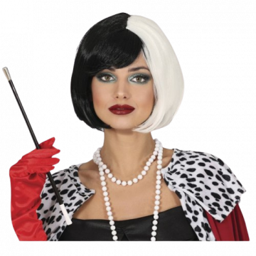 Black and White Bob Wig