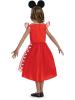 Red Minnie Mouse Costume Back View