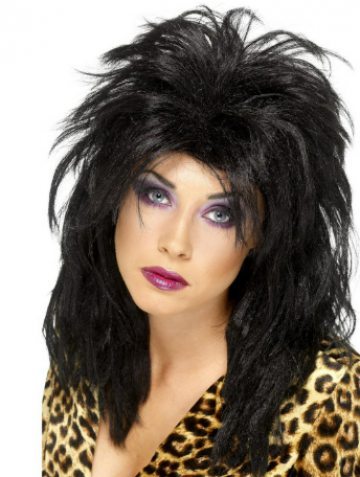80s popstar mullet wig
