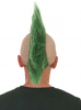 Back Mohawk Green Wig