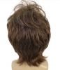 brown wig back view