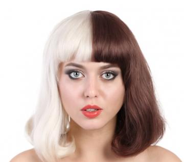Brown and Blonde Short Straight Wig