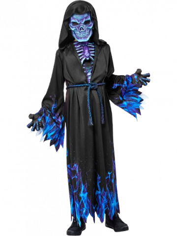 Blue Reaper Costume Kids