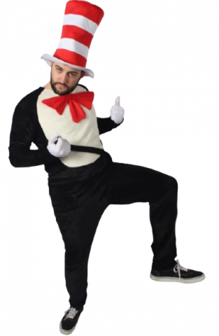 Men's Cat Hat Jumpsuit