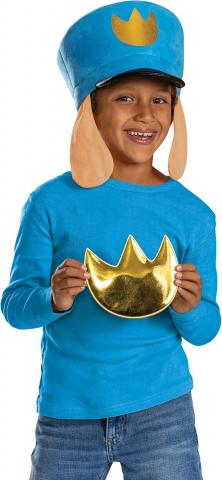 Dog Man Hat and Badge Decal