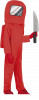 Red Killer Among Us Costume - Tween