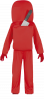 Red Killer Among Us Costume - Tween