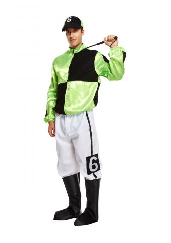 Green/Black Jockey Costume