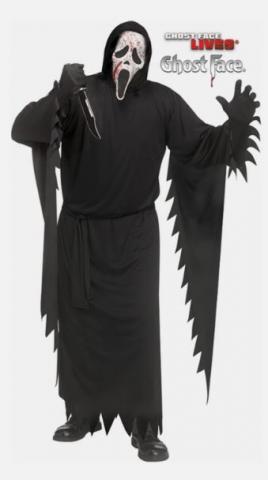 Ghost Face Lives Costume - Men's