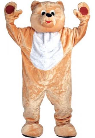 Deluxe Teddy Bear Mascot Costume