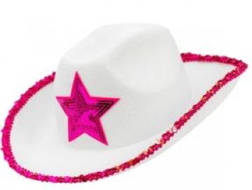 White cowgirl hat