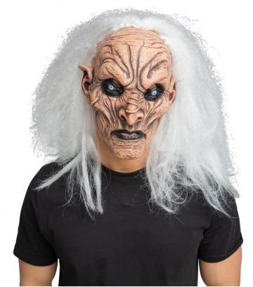 White Haired Demon Latex Mask