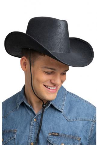 Texan Cowboy Hat - Black