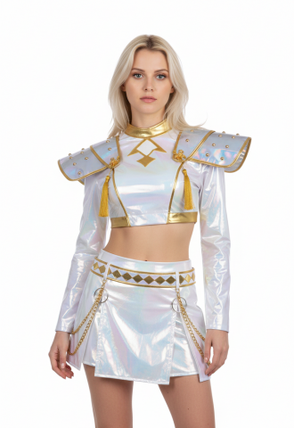 Pop Star Demon Hunter - Zoey White Stage Outift