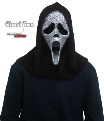 Ghost Face Bling Mask Crystal
