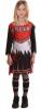 Red Zombie Cheerleader Costume - Teen