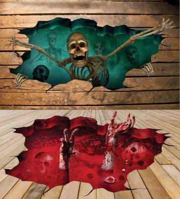 3D Fiends from Below Floor Mat