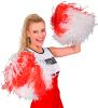 White-Red Pom Pom