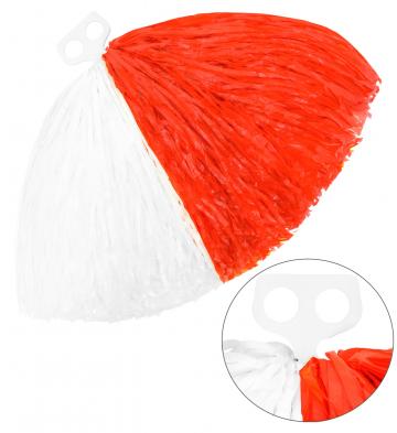 White-Red Pom Pom