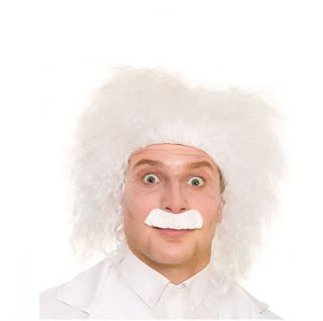 Crazy Scientist Wig & Tash