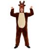 Soft Plush Adult Reindeer Jumpsuit