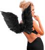Bendable Featherd Wings - Black