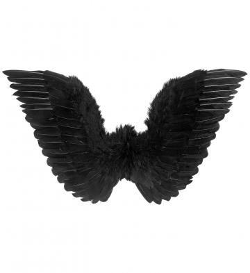 Bendable Featherd Wings - Black