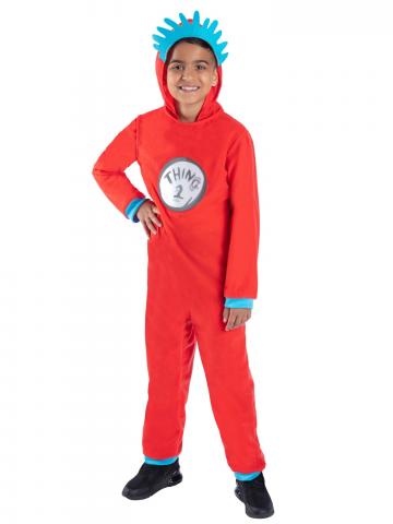 Dr. Seuss Cat In The Hat, Thing 1 & Thing 2 Costume - Tween
