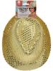 Sequin Trilby Hat - Gold