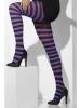 Opaque Tights - Black/Purple