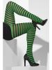 Opaque Tights - Black/Green