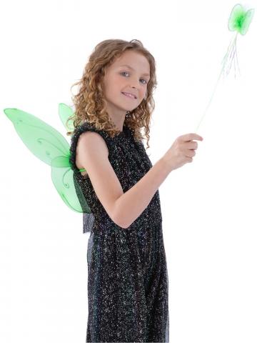 Butterfly Wings & Wand - Green