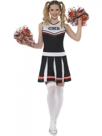 Cheerleader Black Costume