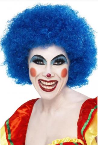 Blue Clown Wig