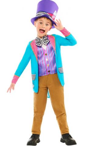 Eccentric Hatter Kids Costume