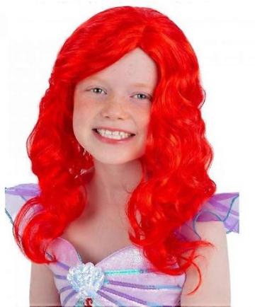 Red Mermaid Wig