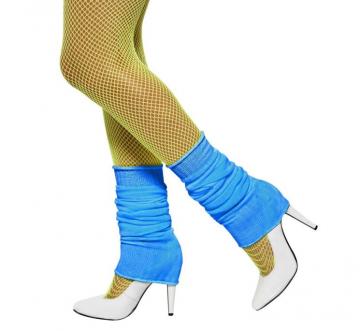 Blue leg warmers