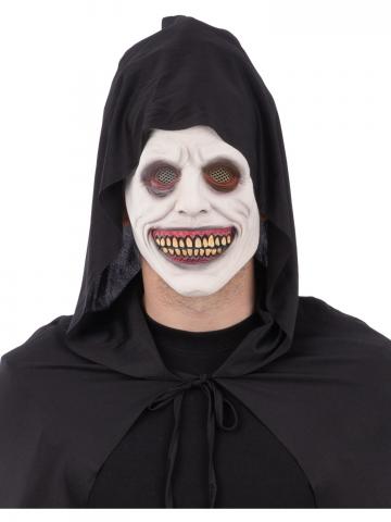 White Eyed Smiling Demon Latex Mask
