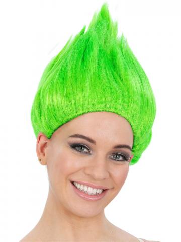 90's Troll Wig - Neon Green