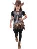 Skeleton Cowgirl Costume - Tween