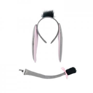 Donkey Headwear & Tail Set